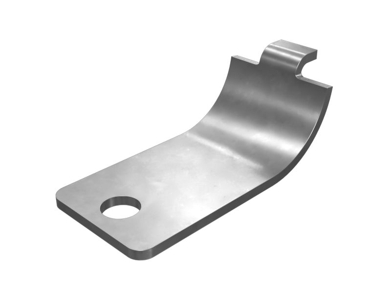 109-1634:Одинарный нижний зажим диаметром 63,5 мм