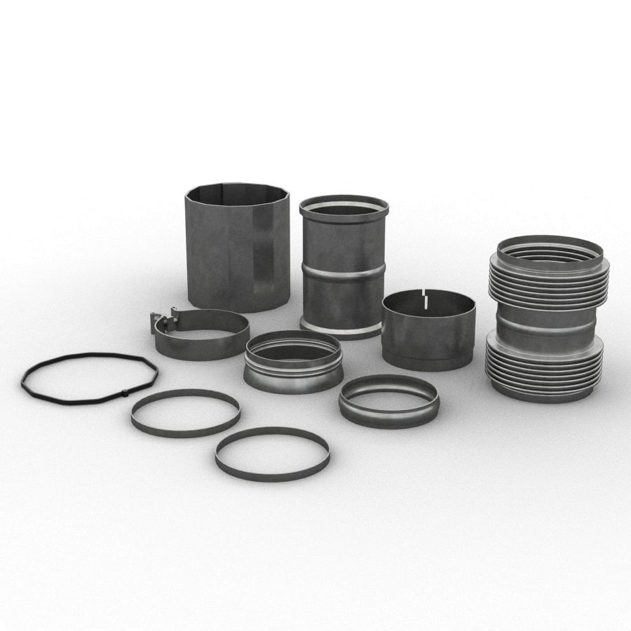 354-6789:Сильфоны из нержавеющей стали (общая длина 289,60 мм)