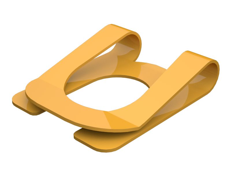 8T-6902:Внутренняя ширина 3,60 мм одинарная половинная скоба