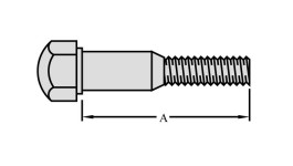 107-0717:Болты для самоочищающихся башмаков гусеничной ленты
