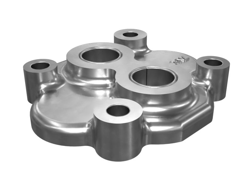 127-6356:Крышка масляного насоса двигателя