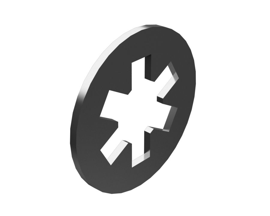 1P-9620:Наружное стопорное кольцо наружного диаметра 6,35 мм