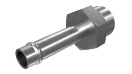 149-8142:Переходник с развальцовкой для прямого шланга и шестигранной головкой 3/4-16 X 9,5