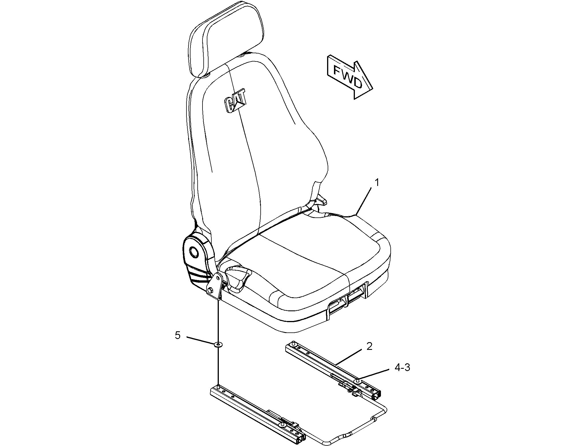 384-2207:Сиденье в сборе