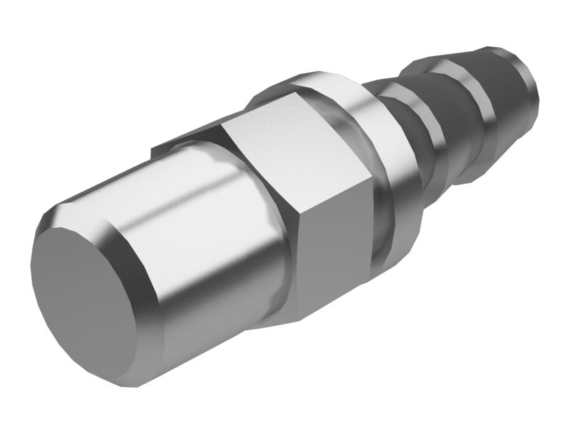 2V-4868:Прямой фитинг шланга с развальцовкой (резьба 1/8")