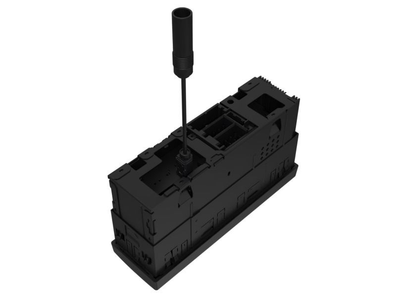 609-1035:Радиоприемник 12 В с соединительным кабелем