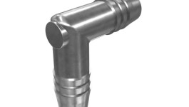 6V-2372:12,7 мм Пластиковый 90-градусный переходник для коленного сустава шланга