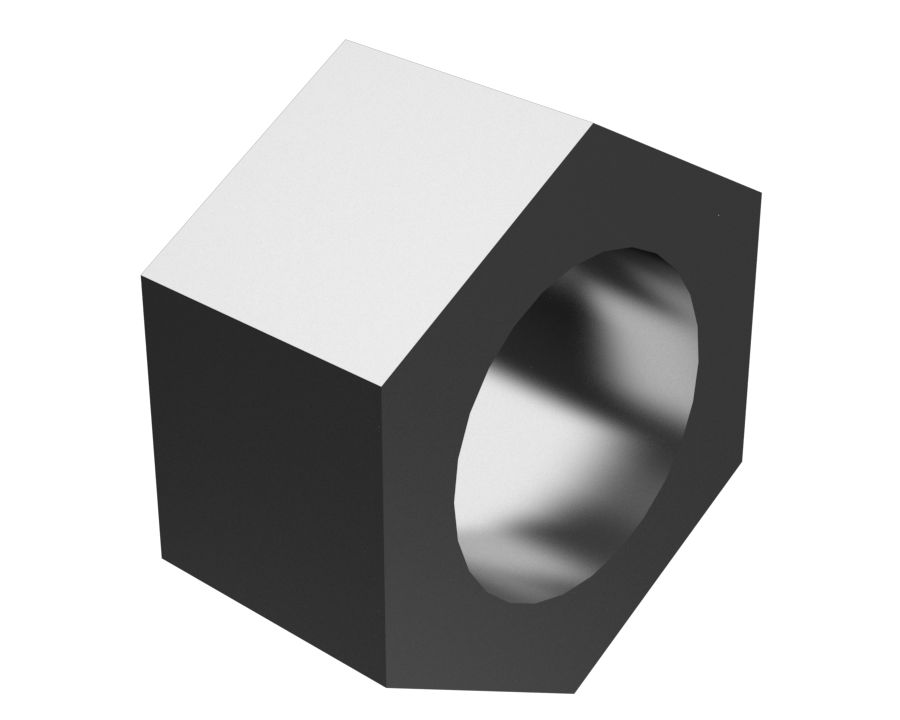 3S-1356:Гайка шестигранная с резьбой 1,125-12