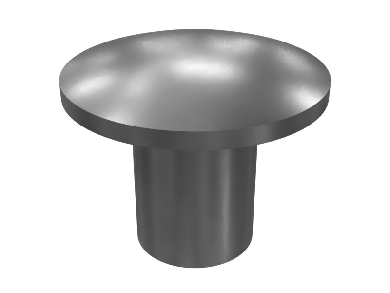 8C-3334:Стандартная полупустотелая заклепка