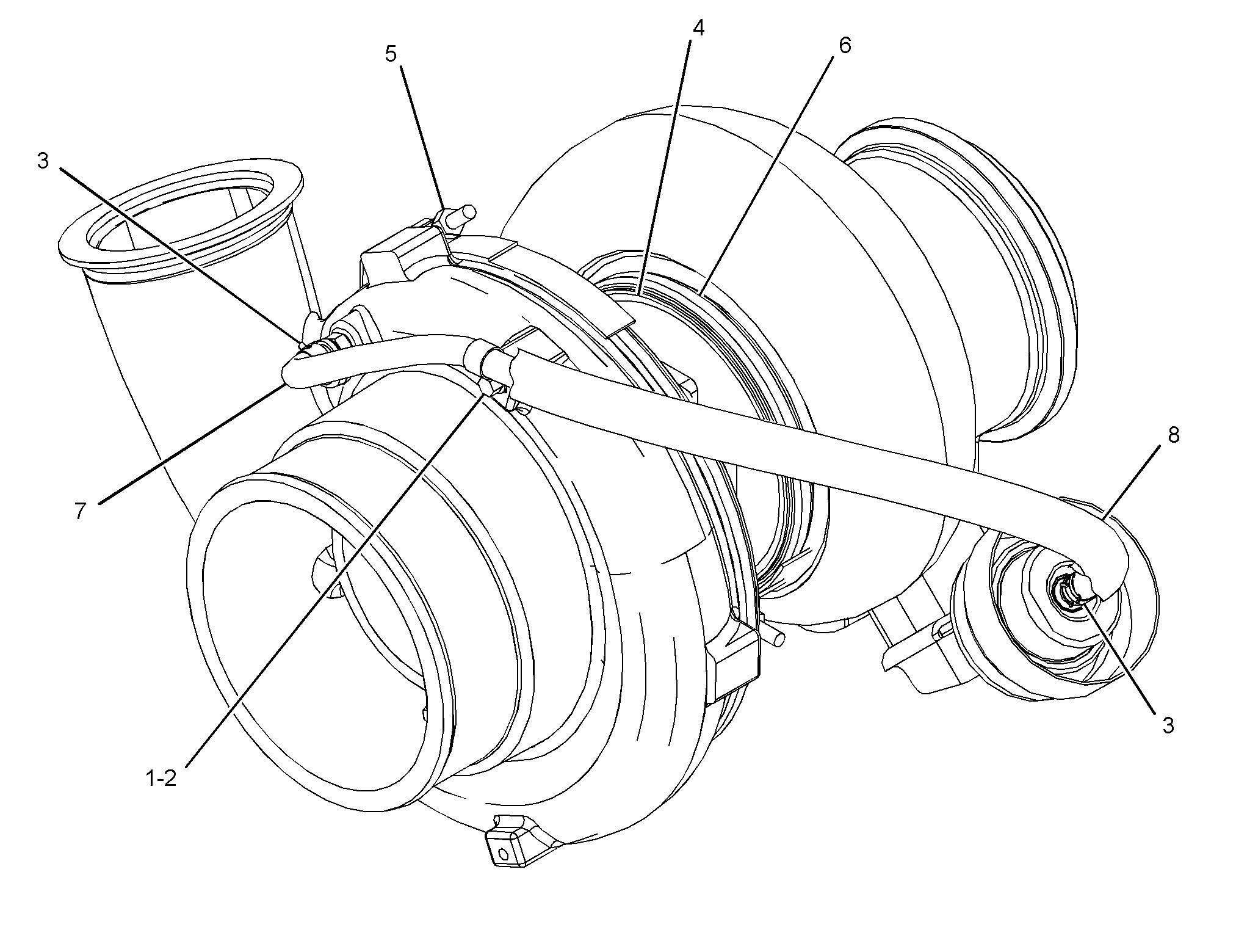 362-0846:Базовый турбокомпрессор