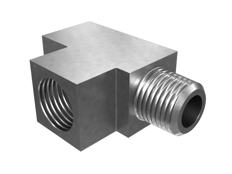 8L-6005:Тройниковый переходник, длина 56,90 мм