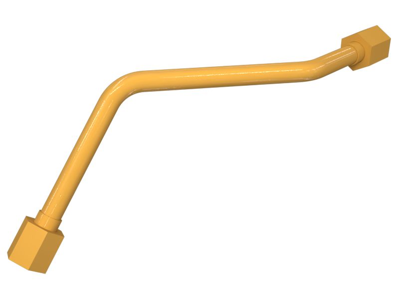 8N-8786:Стальная трубка для впрыска топлива с наружным диаметром 9,52 мм