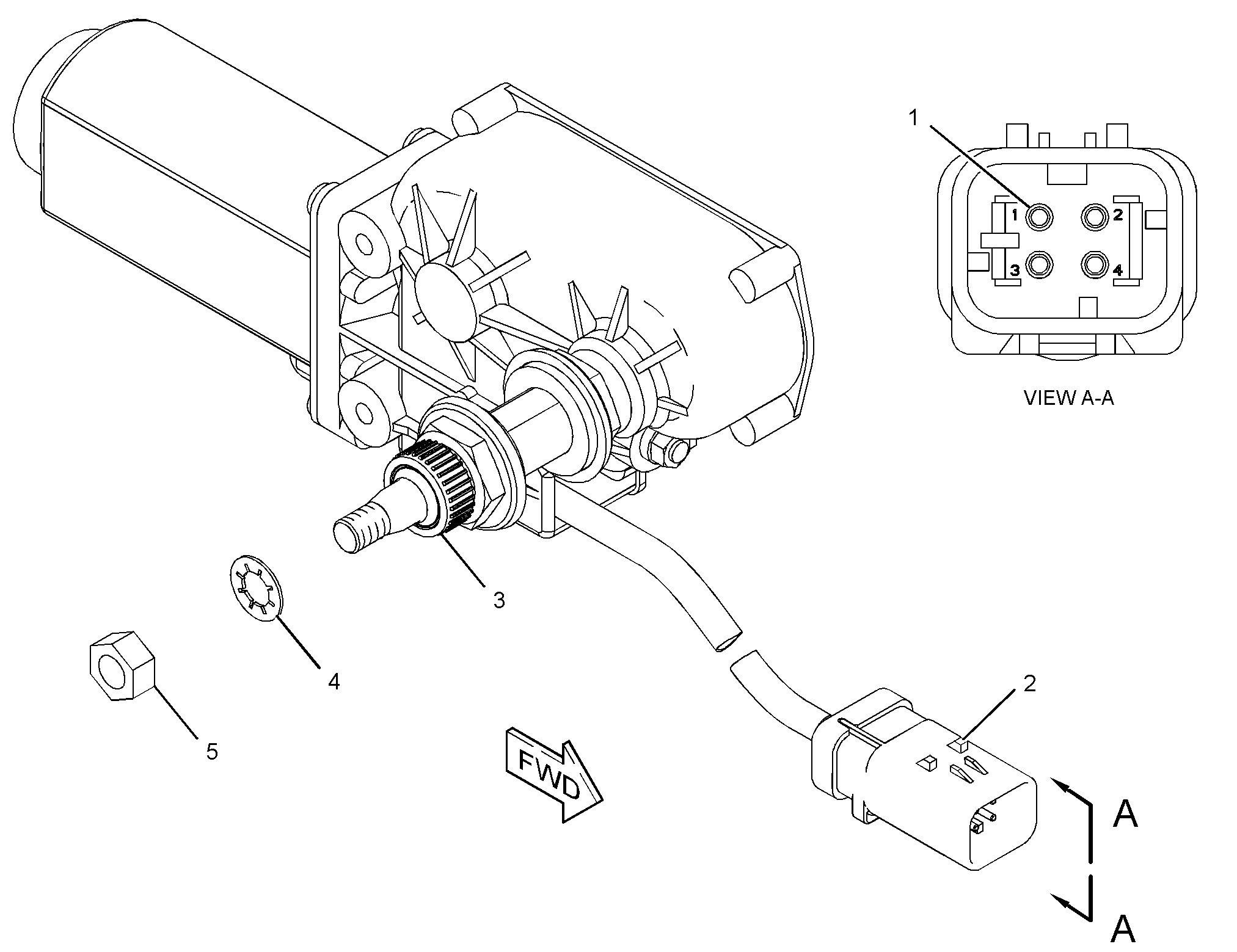 330-5021:ЭЛЕКТРОДВИГАТЕЛЬ СТЕКЛООЧИСТИТЕЛЯ
