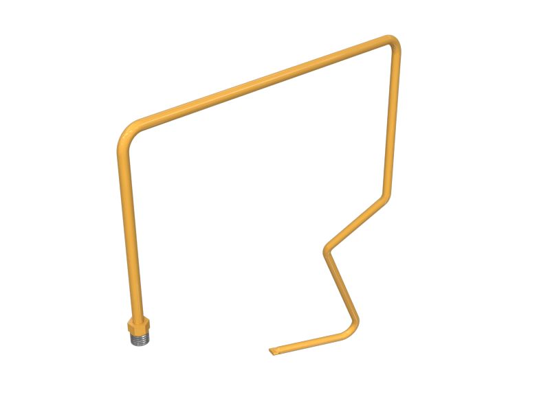 338-0514:Стальная труба с многократным изгибом наружного диаметра 6,35 мм