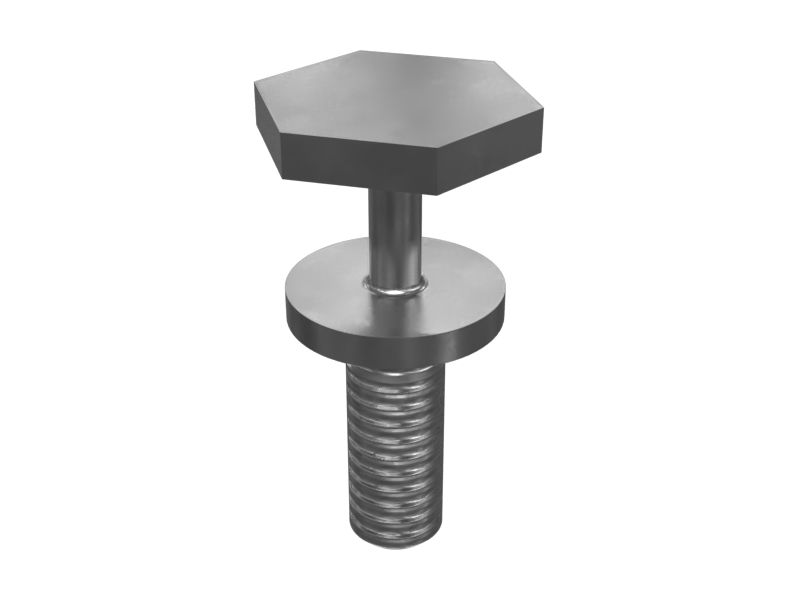 6N-4241:Вал запорного электромагнитного клапана шестигранного диаметра 22,225 мм