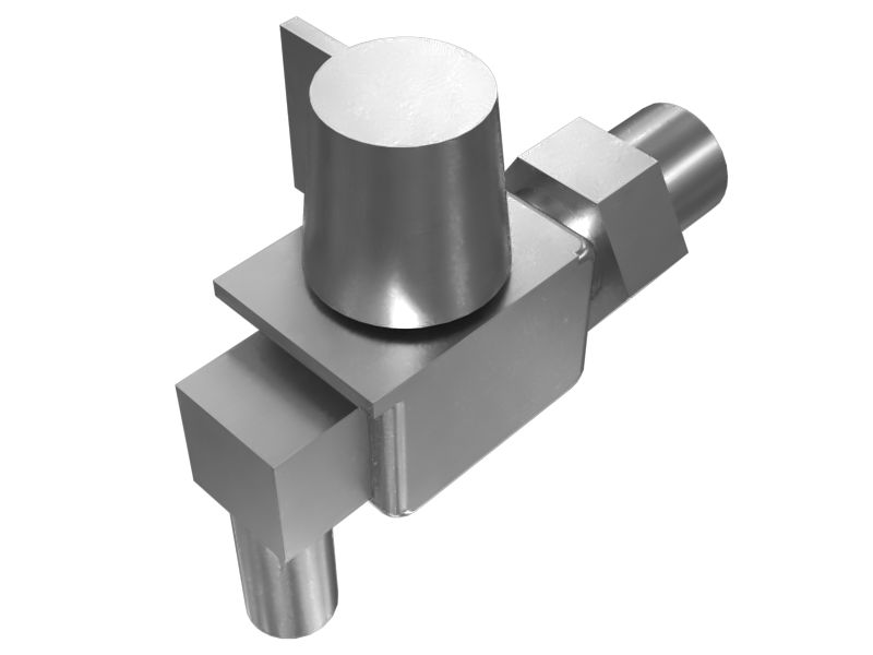 141-8275:Сливной клапан с коленом, резьба 9/16