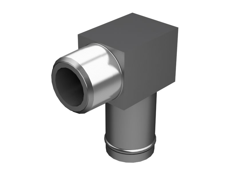 7W-1890:Коленчатый переходник 90 градусов длиной 57,00 мм