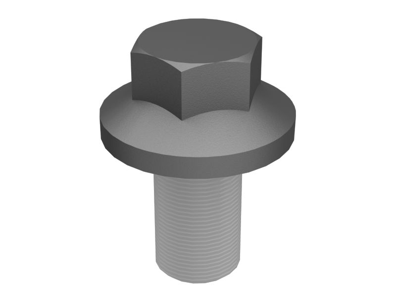 100-4458:Болт с шестигранной фланцевой головкой M8