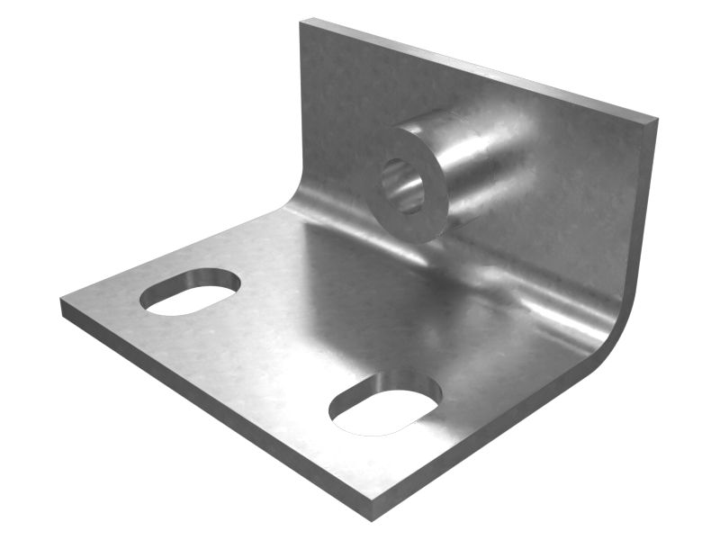 450-5966:Монтажный кронштейн толщиной 4 мм под углом 90 градусов