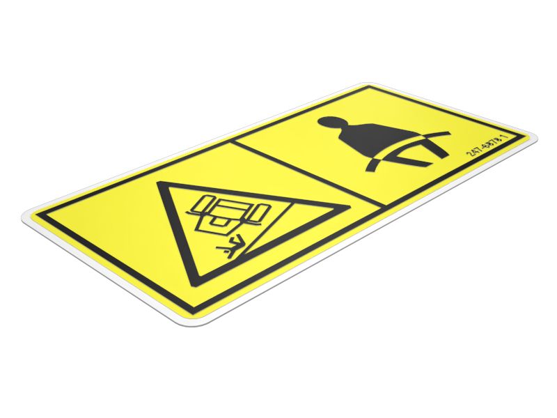 247-6878:Наклейка с предупреждением