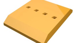 107-6295:Сегмент режущей кромки правый