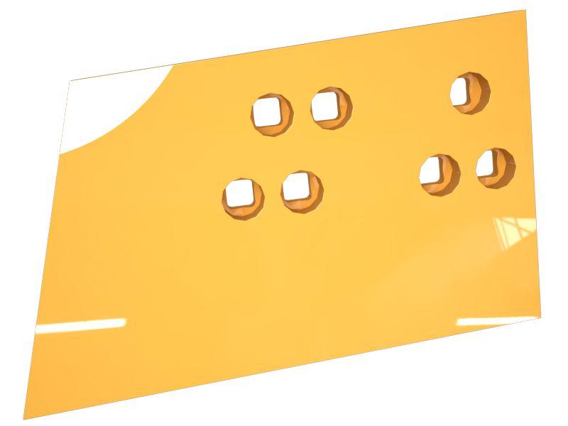 100-3133:Универсальная боковая накладка правая