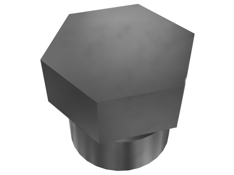 5P-8196:Заглушка с шестигранным хвостовиком с резьбой 7/8-14