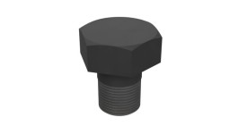 6V-8084:Болт с шестигранной головкой M10-1,5 и длиной 12 мм