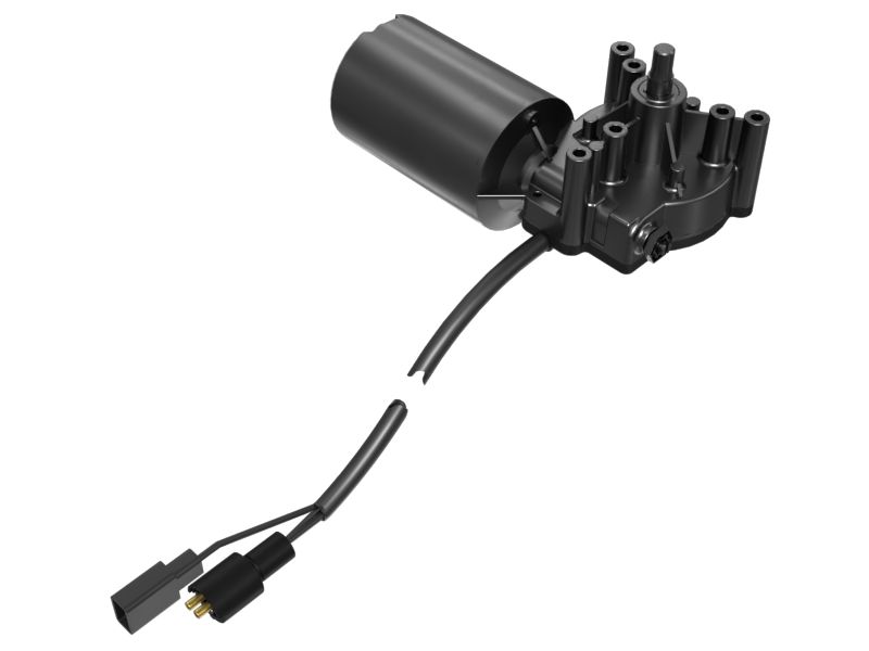 101-0744:Электродвигатель стеклоочистителя в сборе