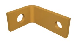 1W-8795:Монтажный L-образный кронштейн толщиной 5 мм