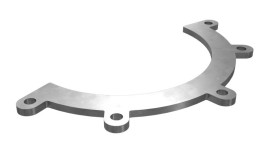 337-4045:Опорная плита оси качания толщиной 12 мм