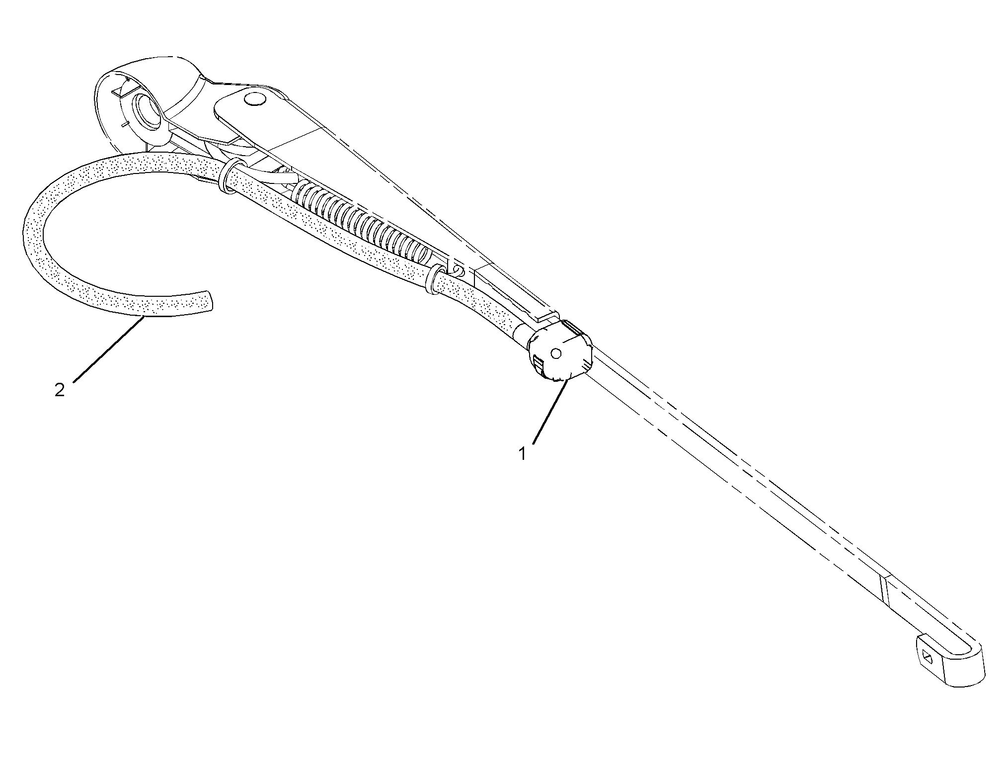 226-9222:РЫЧАГ СТЕКЛООЧИСТИТЕЛЯ