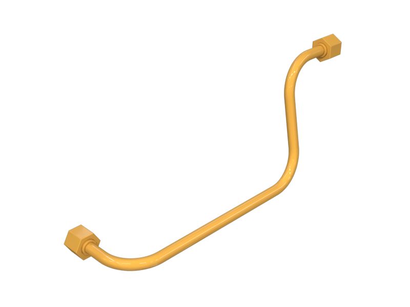 123-0934:Узел гидравлической трубы с несколькими изгибами