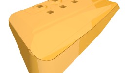 455-3705:Износостойкая накладка для ровного резания, левая