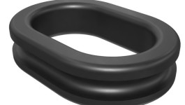 8C-0538:Резиновая овальная втулка центрального отверстия высотой 22,00 мм