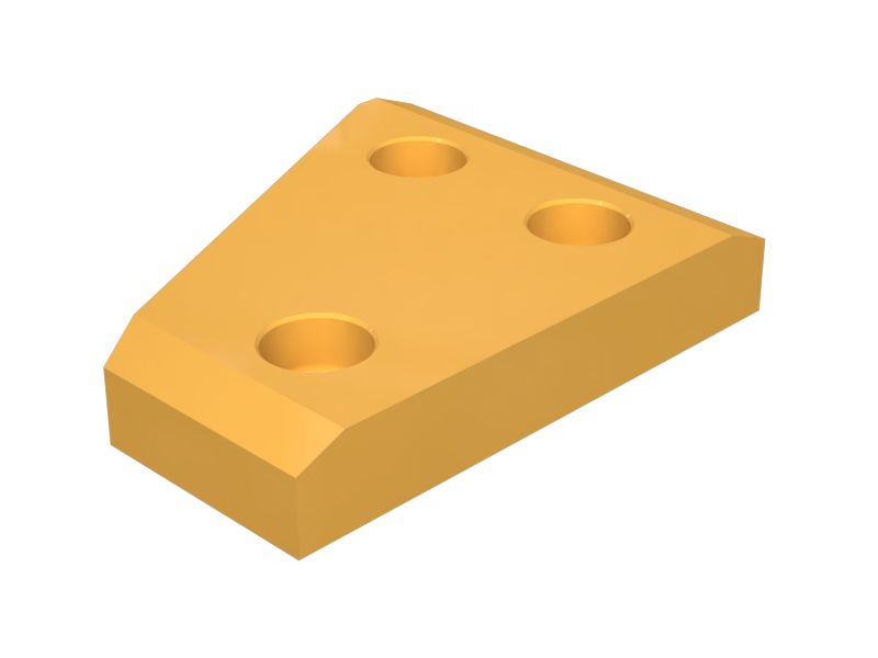 144-1281:Износостойкая пластина дна ковша толщиной 75 мм