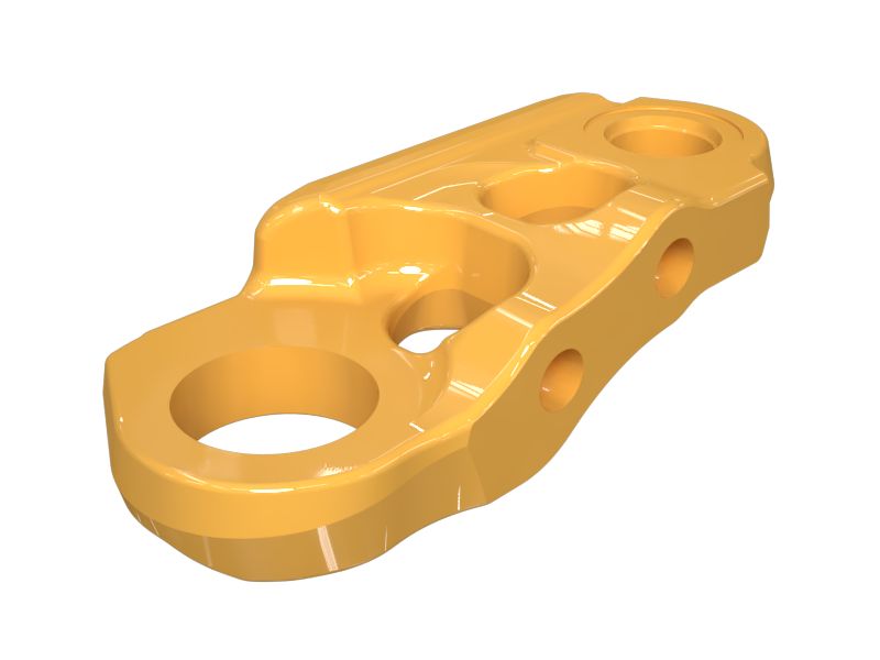 6T-8050:Звено смазываемой гусеницы с принудительным креплением пальцев