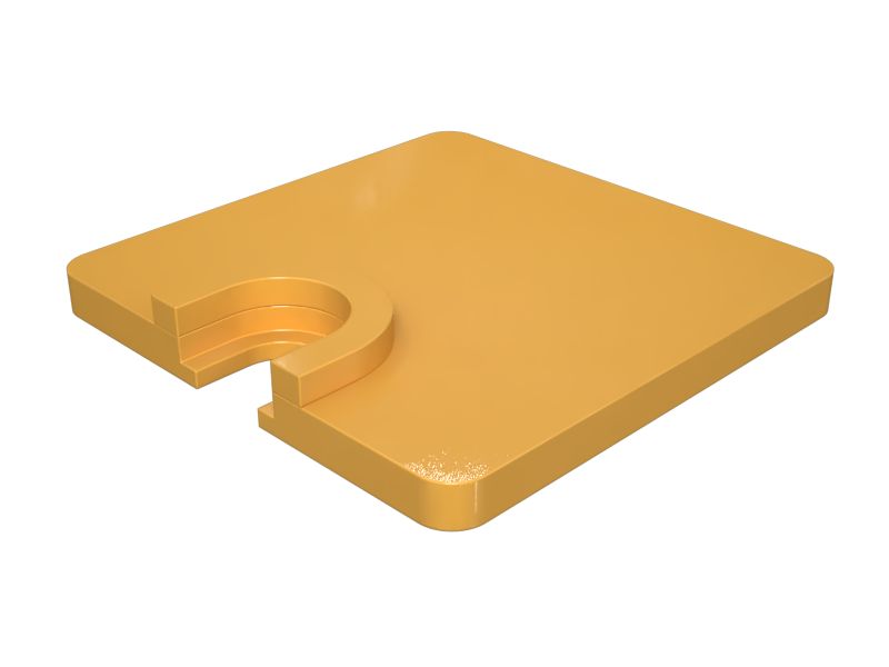 256-9990:Крышка доступа нижнего ограждения