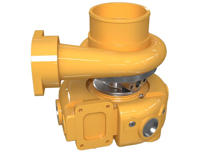 10R-6460:БЛОК ОСНОВНОГО ТУРБОКОМПРЕССОРА