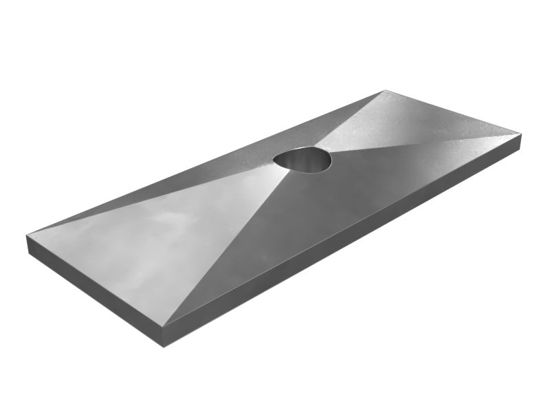 138-4572:Верхняя пластина зажима толщиной 7 мм