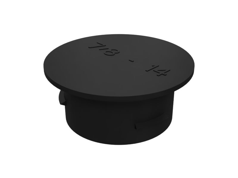 214-4332:Пластиковая заглушка диаметром 26,6 мм