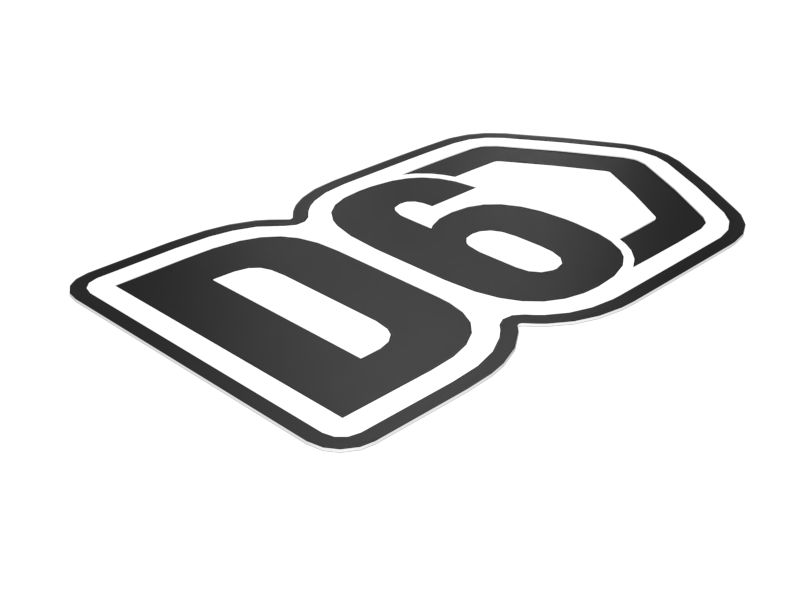 570-2436:Идентификационная наклейка D6