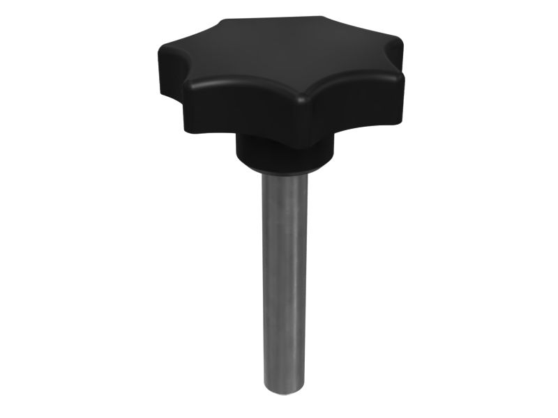 224-9072:Матовая черная рукоятка для крышки воздушного фильтра