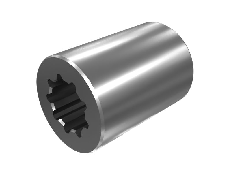 117-1620:9-зубч. эвольвентная шлицевая муфта