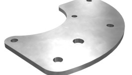 172-0202:Опорная плита кожуха толщиной 6 мм