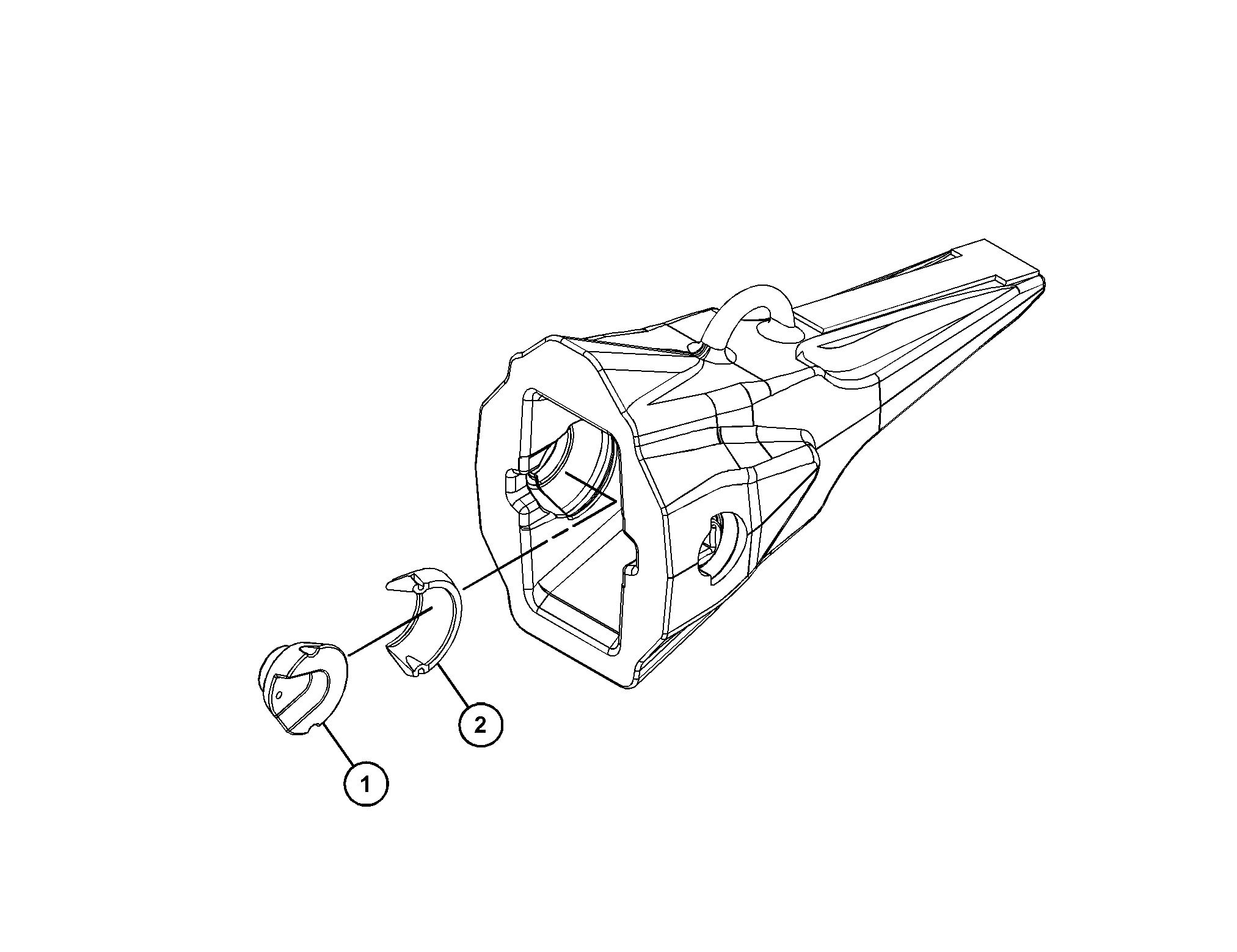 421-5417:НАКОНЕЧНИК РЫХЛИТЕЛЯ В СБОРЕ