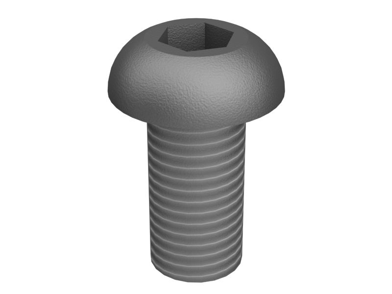 276-7394:Винт с полукруглой головкой