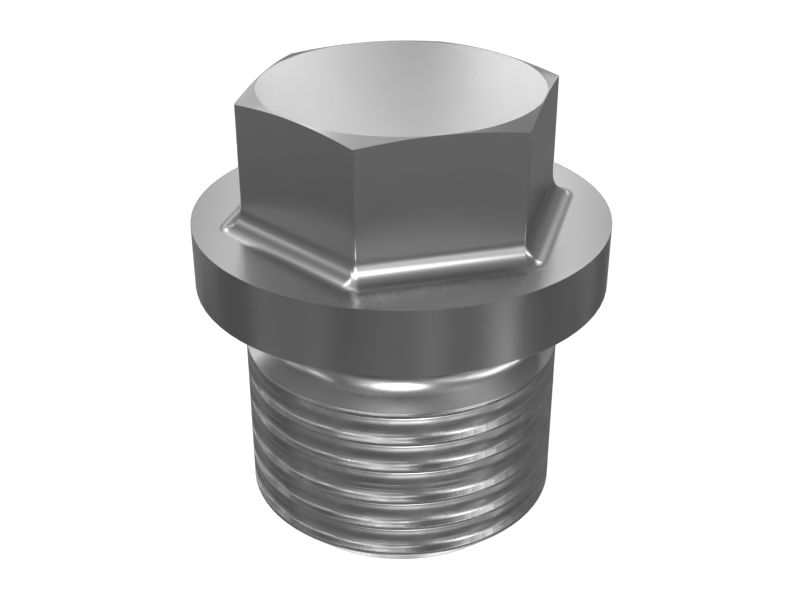 1W-6523:Пробка с наружным шестигранником 7/16-20-2A