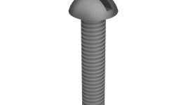 5L-4507:Машинный винт с круглой головкой и шлицем с резьбой 10-32