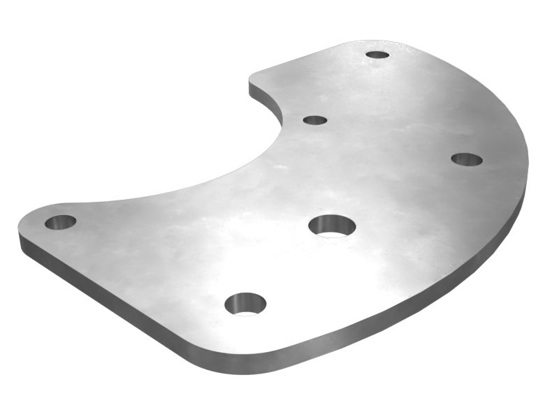172-0202:Опорная плита кожуха толщиной 6 мм